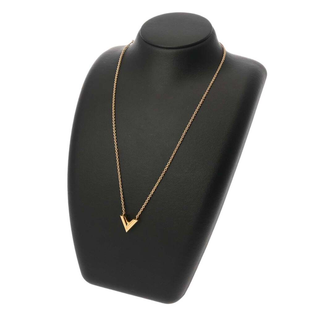 LOUIS VUITTON Gold Necklace - Picture 8 of 8